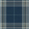 Westley Navy Plaid Wallpaper - Plaid Wallpaper