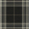 Westley Black Plaid Wallpaper - Plaid Wallpaper