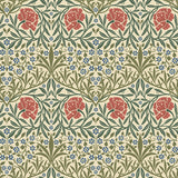 Oxford Union Green Floral Vines Wallpaper - Floral Wallpaper