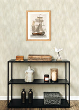 Largo Neutral Striated Wallpaper - Stripes Wallpaper