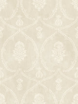 Royal Damask Wallpaper- Beige - Damask Wallpaper