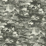 Homestead Wallpaper- Grayscale - Toile Wallpaper