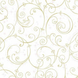 Disney Princess Perfect Scroll Wallpaper- Gold - Scroll Wallpaper