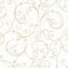 Disney Princess Perfect Scroll Wallpaper- Gold - Scroll Wallpaper