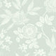 Wood Cut Jacobean Wallpaper- Light Sage - Jacobean Wallpaper