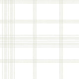 Charter Plaid Wallpaper- Sand - Plaid Wallpaper