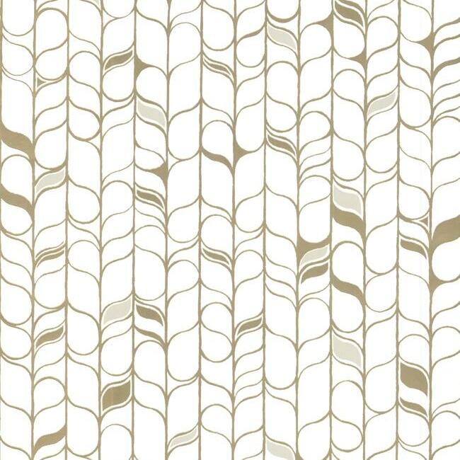 Perfect Petals WHITE/ANTIQUE GOLD