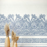 Henna Mural DENIM/WHITE