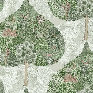 Mystic Forest GREEN/CORAL