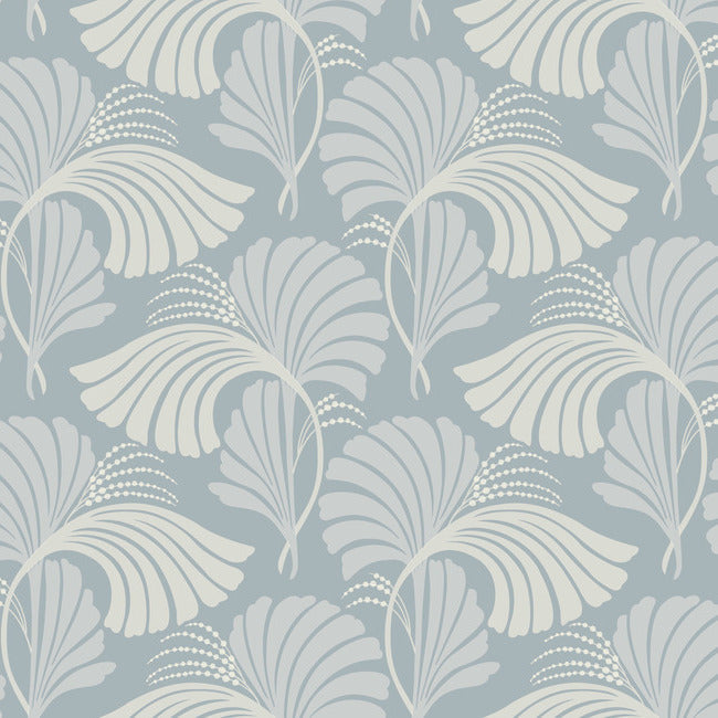 Dancing Leaves LIGHT BLUE