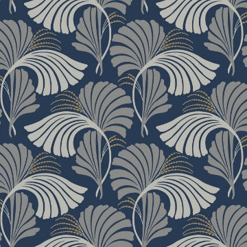 Dancing Leaves NAVY