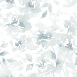 Renewed Floral Premium Peel + Stick Wallpaper- Blue - Floral Wallpaper