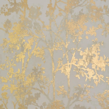 Shimmering Foliage ALMOND/GOLD