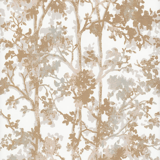 Shimmering Foliage WHITE/GOLD