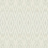 Diamond Marquise Wallpaper- Blue/Neutral - Weaves Wallpaper