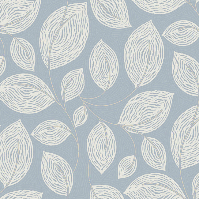 Contoured Leaves INDIGO BLUE