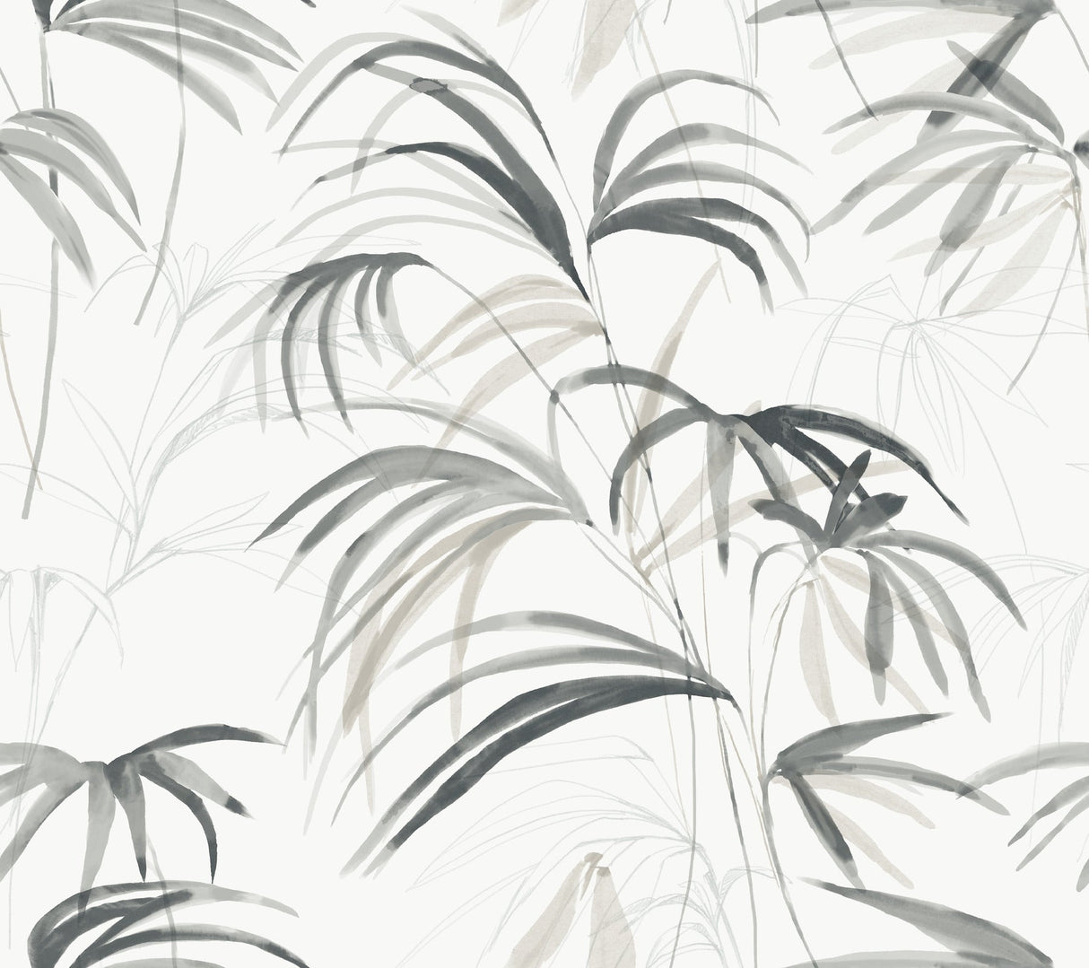 Inky Palms BLACK