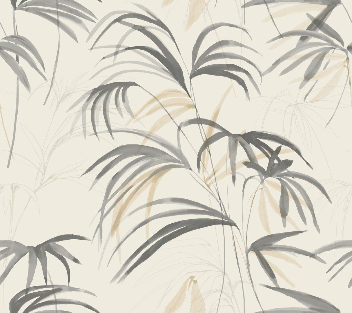 Inky Palms WARM NEUTRAL