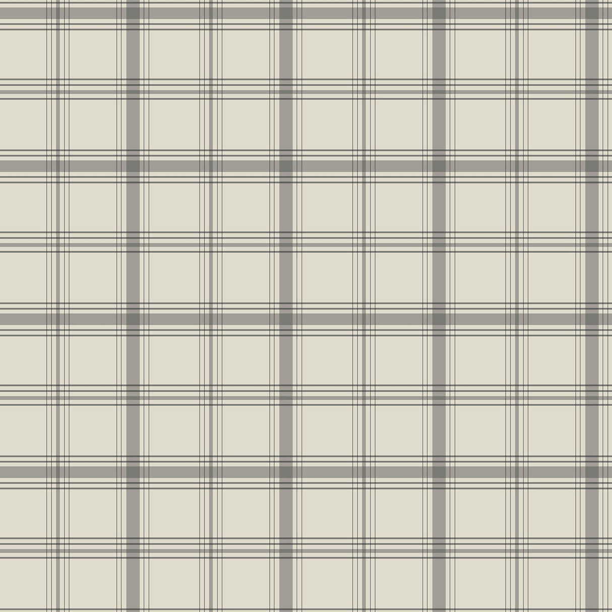 Hunter Wallpaper- Charcoal - Plaid Wallpaper