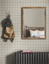 Hunter Wallpaper- Charcoal - Plaid Wallpaper