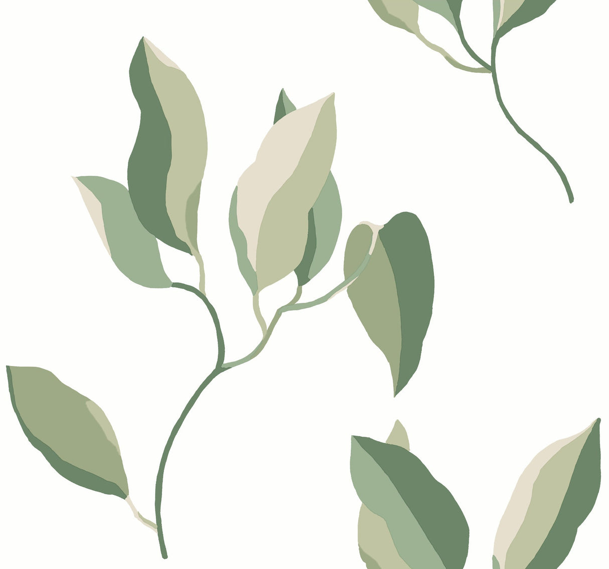 Brushwork Branches LEAF GREEN