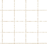 La Vitre Plaid Wallpaper- Gold - Plaid Wallpaper