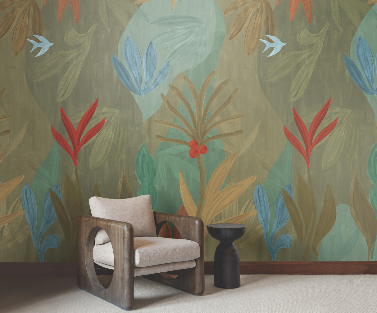 Chambord Gardens Mural LEAF & OLIVE