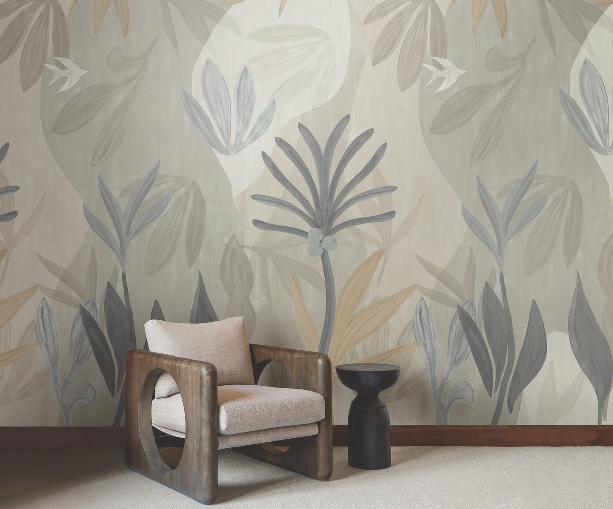 Chambord Gardens Mural GRAPHITE & CARBON