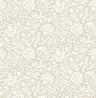 Hague Beige Floral Trail Wallpaper - Jacobean Wallpaper