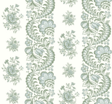 Beaumont Floral Stripe GREEN