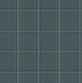 Auberge Teal Plaid Wallpaper - Plaid Wallpaper