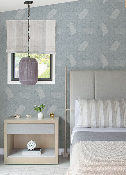 Tania Light Brown Woven Abstract Wallpaper by Artistic Abstracts