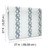 Abbey's Garland Wallpaper by Ronald Redding Wallpaper