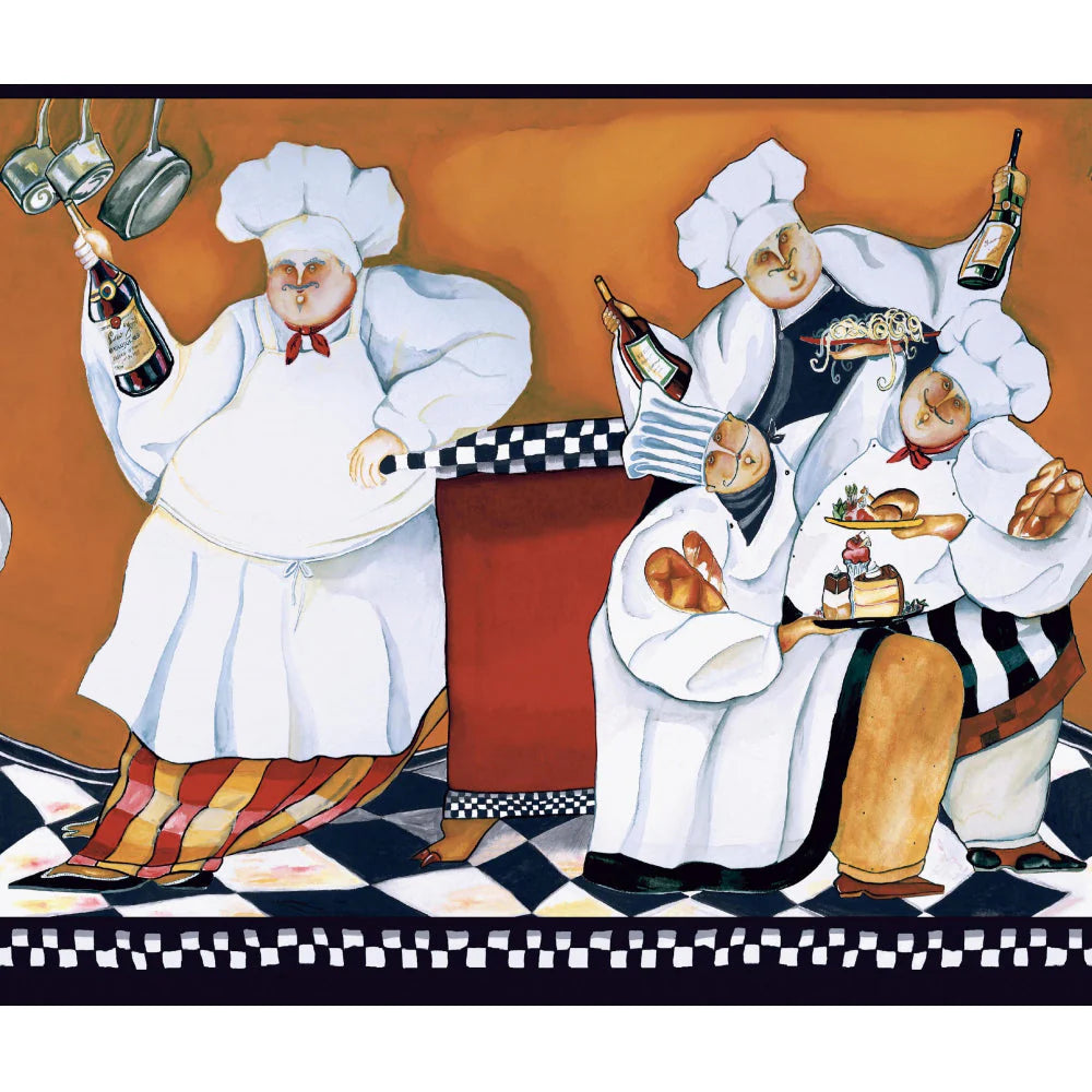 Chef's a Cookin' Wallpaper Border by Open Sheet