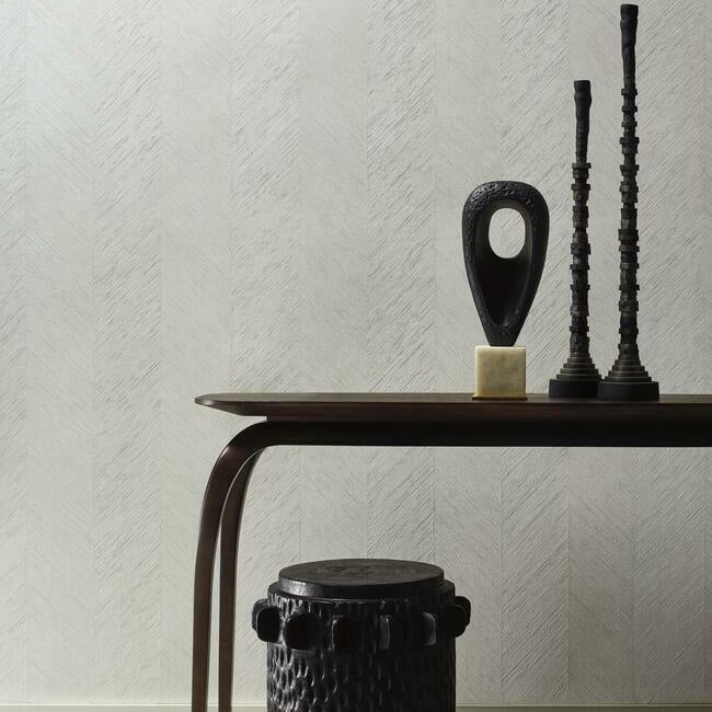 Metallic Chevron Wallpaper by Antonina Vella Wallpaper