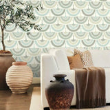 Feather & Fringe Wallpaper by Antonina Vella Wallpaper