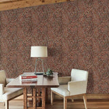 Kashmir Dreams Paisley Wallpaper by Antonina Vella Wallpaper