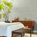 Laurel Damask Wallpaper by Antonina Vella Wallpaper