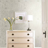 Wood Block Blooms Wallpaper by Black & White Resource Library