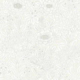 Wood Block Blooms Wallpaper by Black & White Resource Library