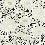 Wood Block Blooms Wallpaper by Black & White Resource Library