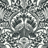 Egret Damask Wallpaper by Damask Resource Library