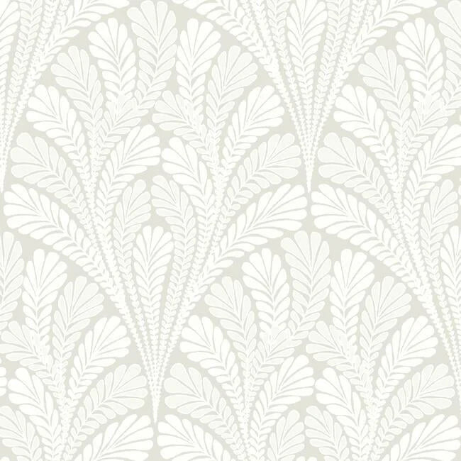 Shell Damask Wallpaper by Black & White Resource Library
