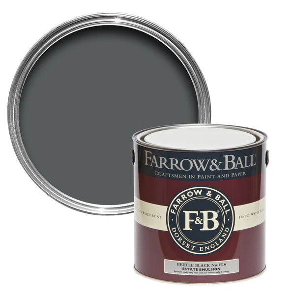 Beetle Black No. G16 - Farrow & Ball Paint