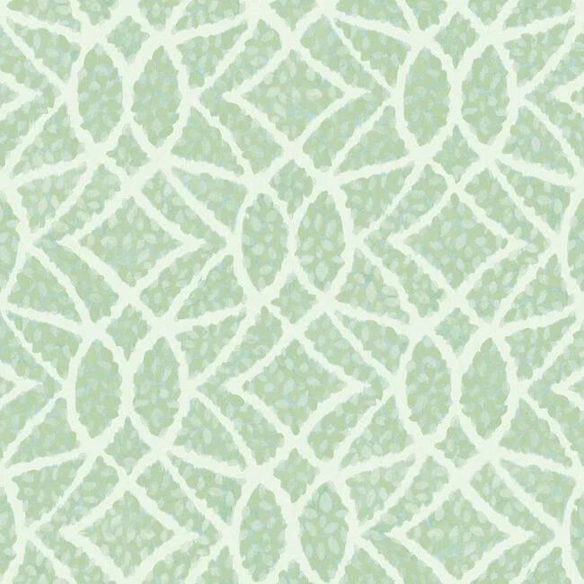 Boxwood Garden Wallpaper by Grandmillennial Wallpaper