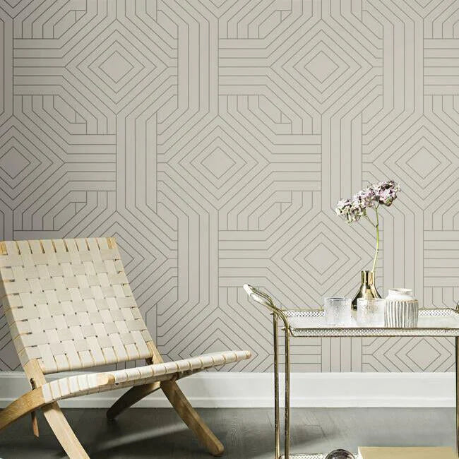 Diverging Diamonds Wallpaper by Candice Olson Wallcoverings