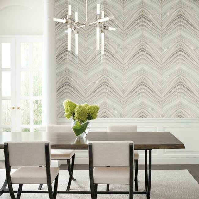Onyx Strata Wallpaper by Candice Olson Wallcoverings