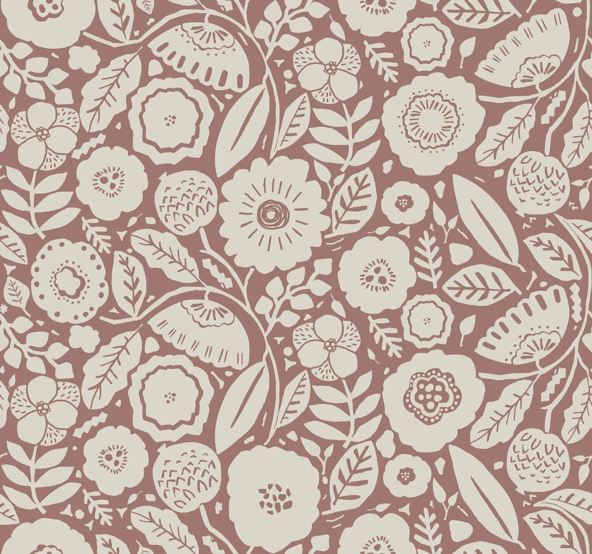 Camille Blossom Wallpaper by Lemieux Et Cie Wallpaper