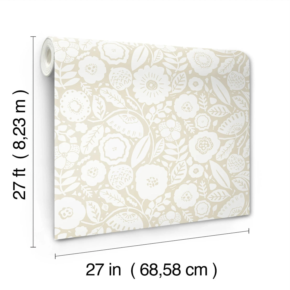 Camille Blossom Wallpaper by Lemieux Et Cie Wallpaper