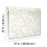 Camille Blossom Wallpaper by Lemieux Et Cie Wallpaper